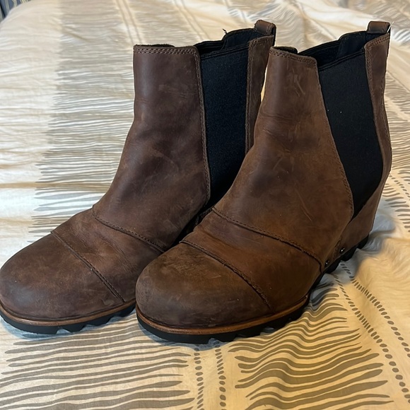 Sorel Shoes - Sorel Brown Leather Boots